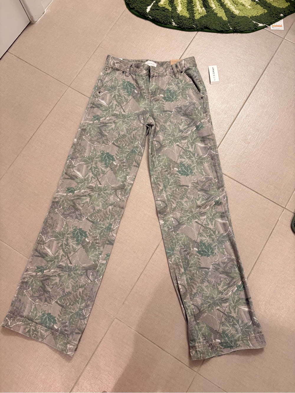 PacSun Camo Casey Low Rise Baggy Jeans